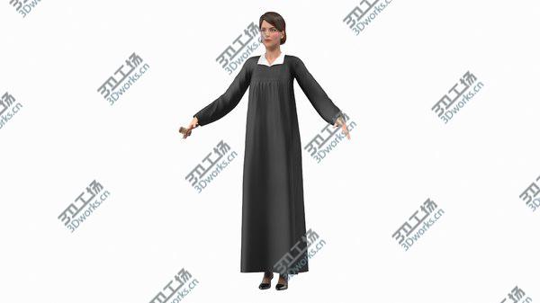 images/goods_img/20210312/Female Judge with Gavel Rigged 3D model/3.jpg